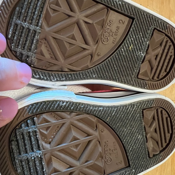 EUC Infant Converse Chuck Taylor All Star Knockout Pink Sneakers - Picture 4 of 6